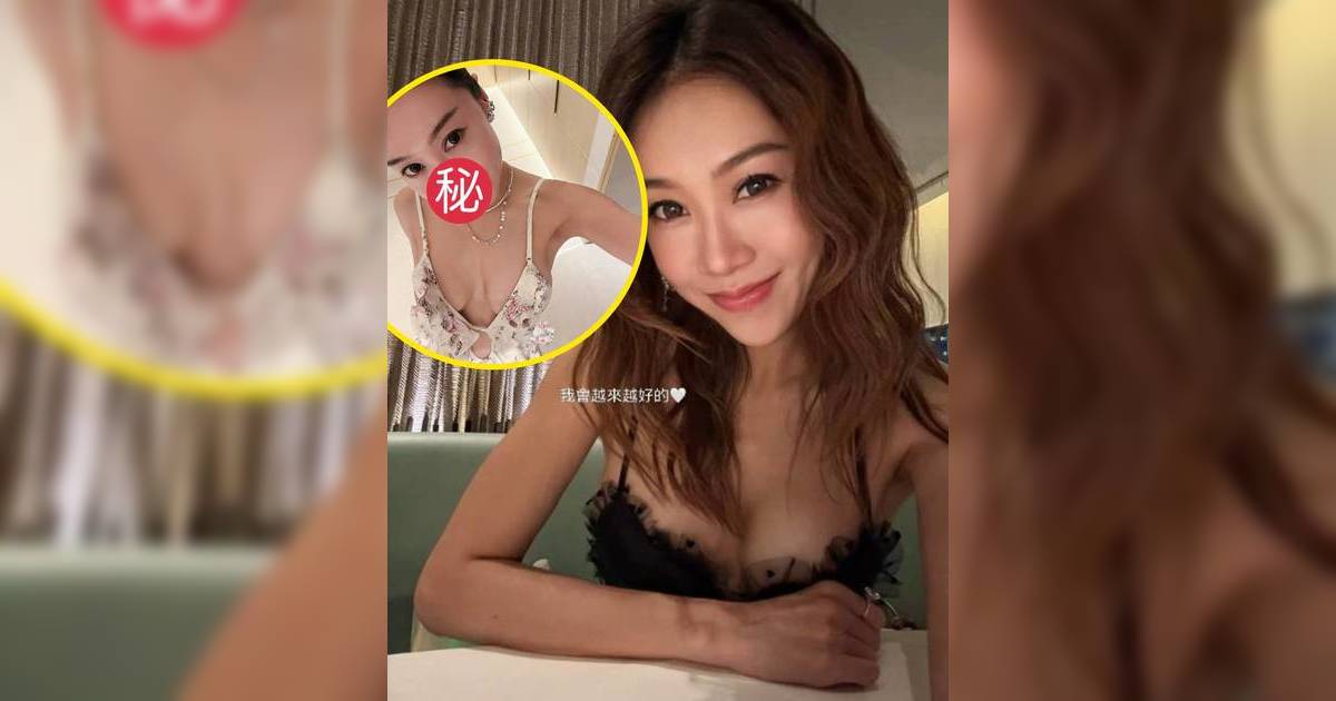 42歲黃心妙換火辣泳衣大玩邪惡視角 騷驚艷身材感嘆「快保不住」