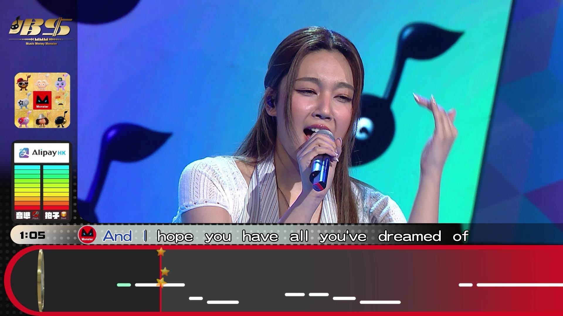 唱錢 黃淑蔓 (圖片來源:TVB)