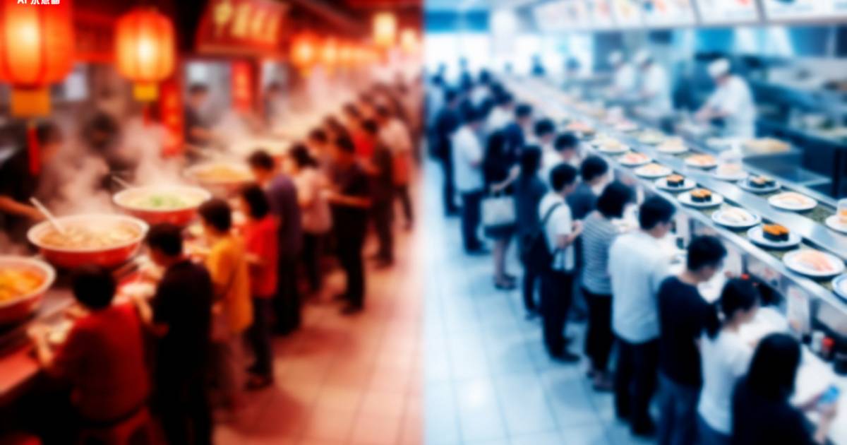 日本人排100米長龍竟為食中國麻辣燙？內地人反排幾粒鐘食壽司郎 網民：世界顛倒！