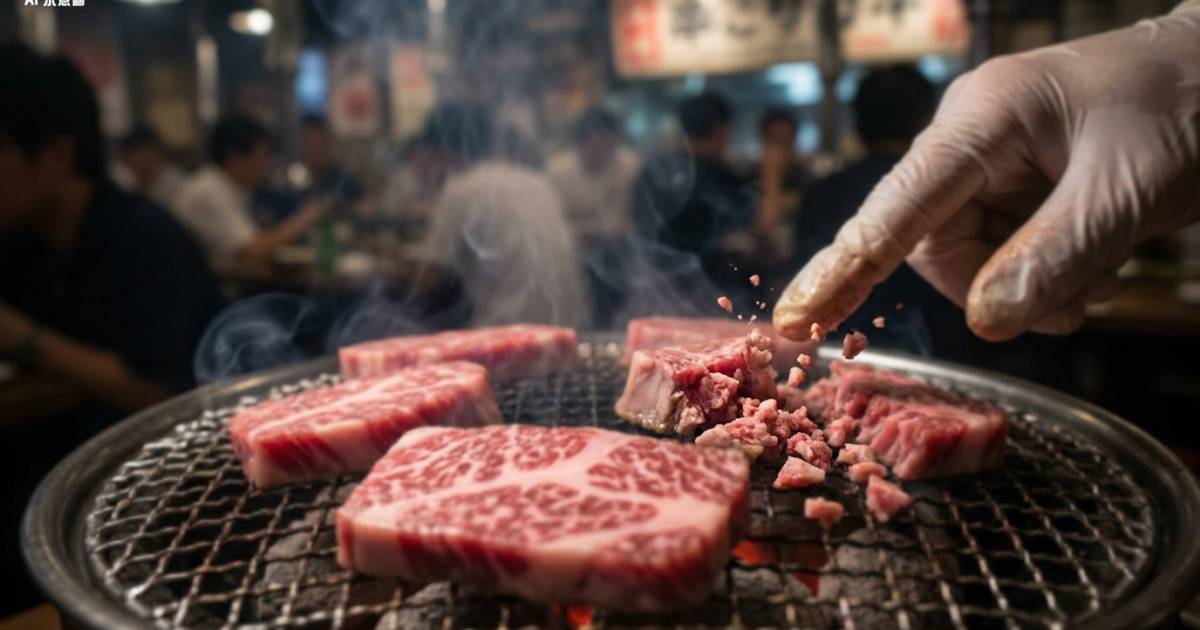 ¥100萬懸賞搵合成肉？內地網紅實測¥78烤肉放題 踢爆安格斯牛一捏即碎結局竟係…