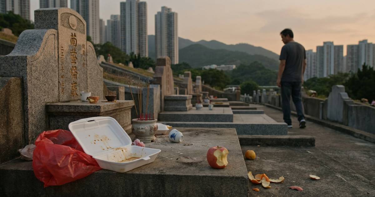 孝子掃墓驚覺祭品被偷食？怒斥極不尊重｜律師揭驚人真相：或已犯法！