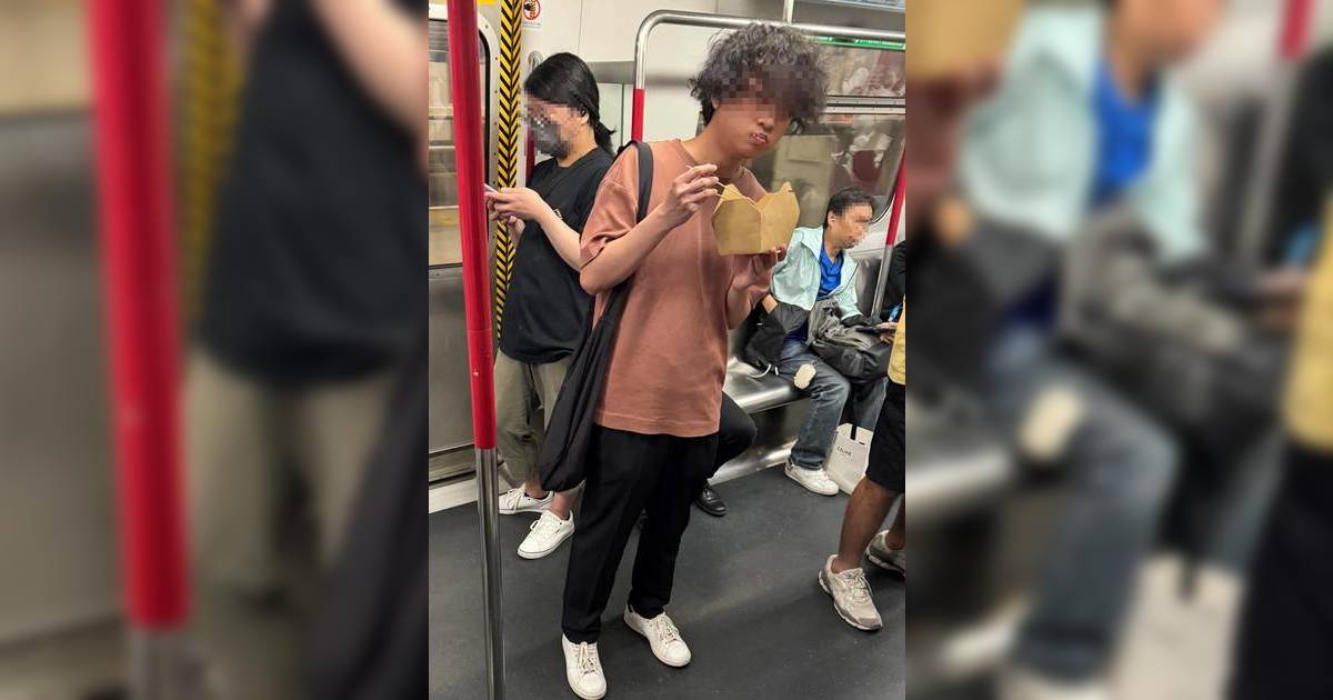 打工仔港鐵車廂進食被公審 一原因惹全網同情反轟樓主：小學雞