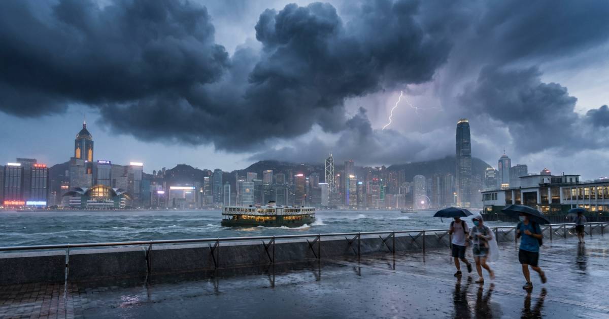 狂風雷暴來襲！氣溫一夜急降7度｜新界跌至「20度」：母親節天氣恐有變？
