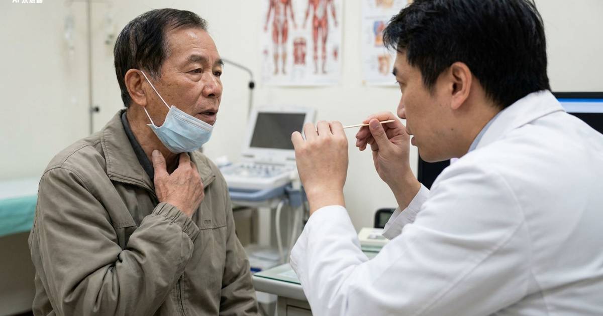 6旬漢喉嚨痛個半月！食藥無效以為普通感冒 醫生一照揭恐怖真相