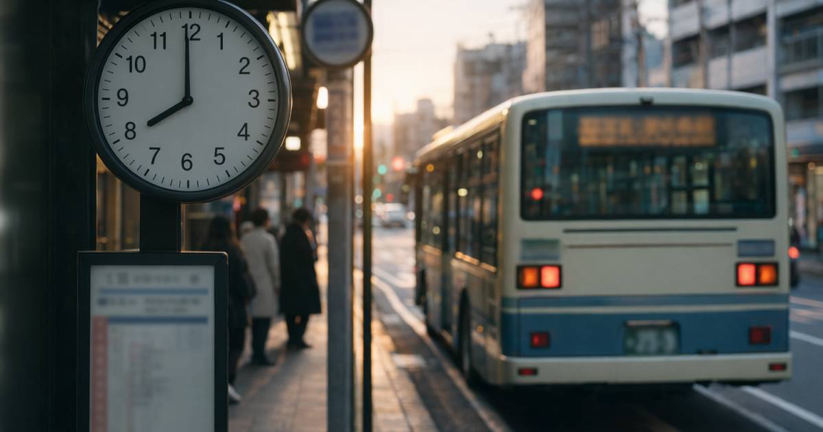 日本巴士早開4秒遭政府處分 5個站全部違規揭發經過更離譜