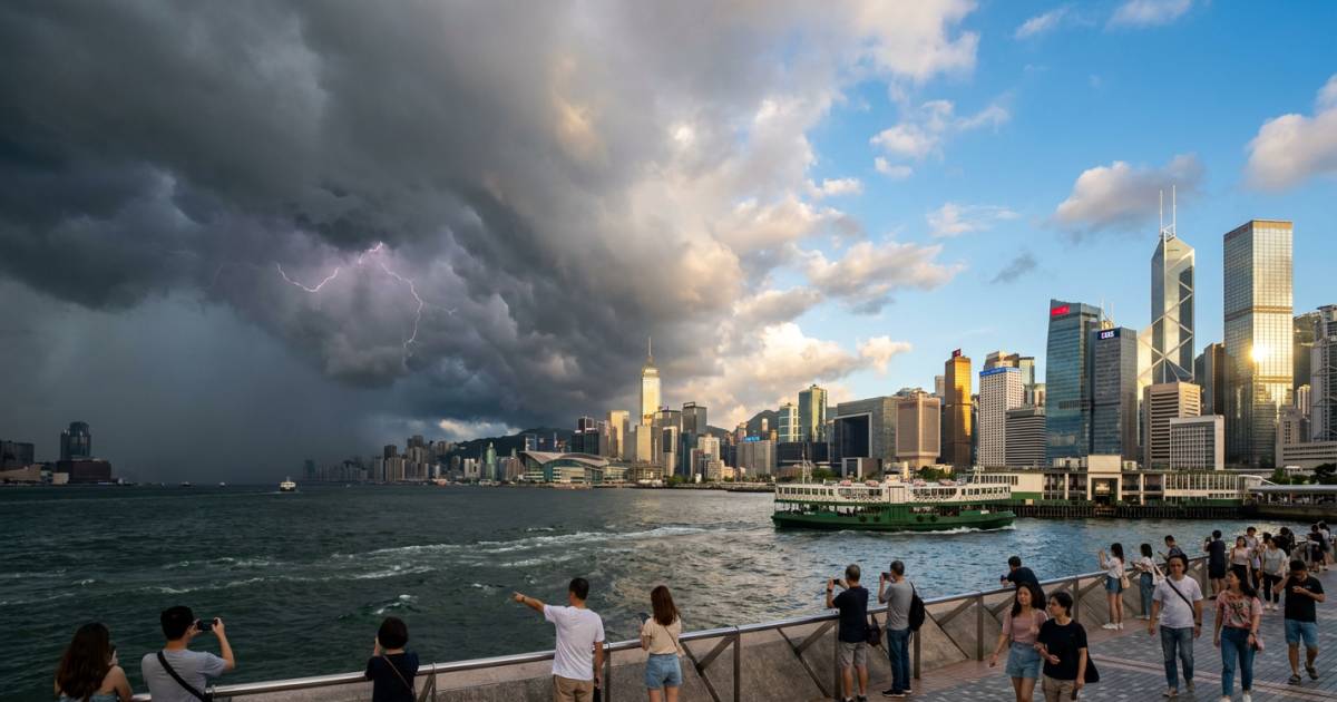 高溫32度只是前奏？狂風雷暴明起狂襲｜天文台預警：雨勢有時頗大！