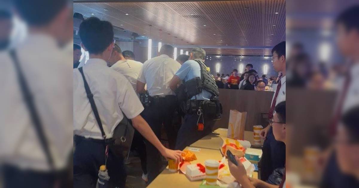34歲內地男金鐘麥當勞被捕 疑一原因企圖到香港公園做傻事