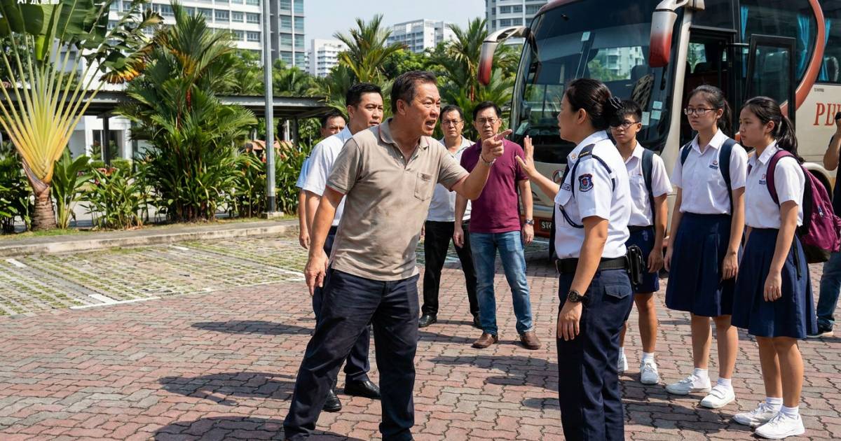 屯門中學校長新加坡帶團期間爆粗鬧保安 教育局介入結果竟然