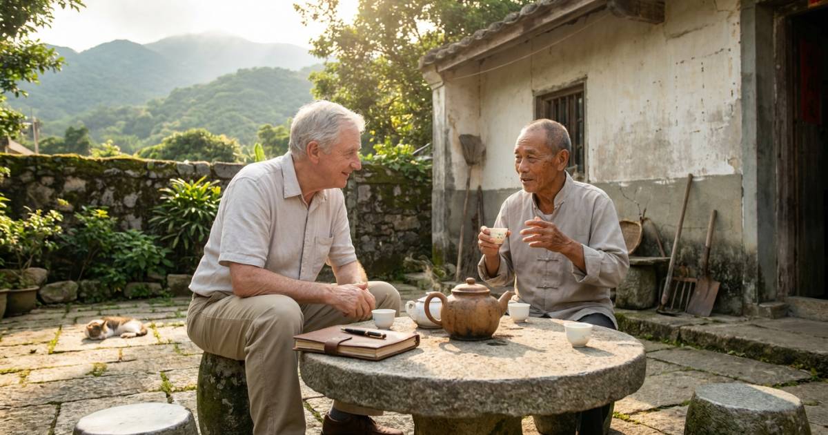 7旬「鬼佬」博士夏思義｜紮根香港逾50年！一句說話感動全村人：佢似我哋屋企人