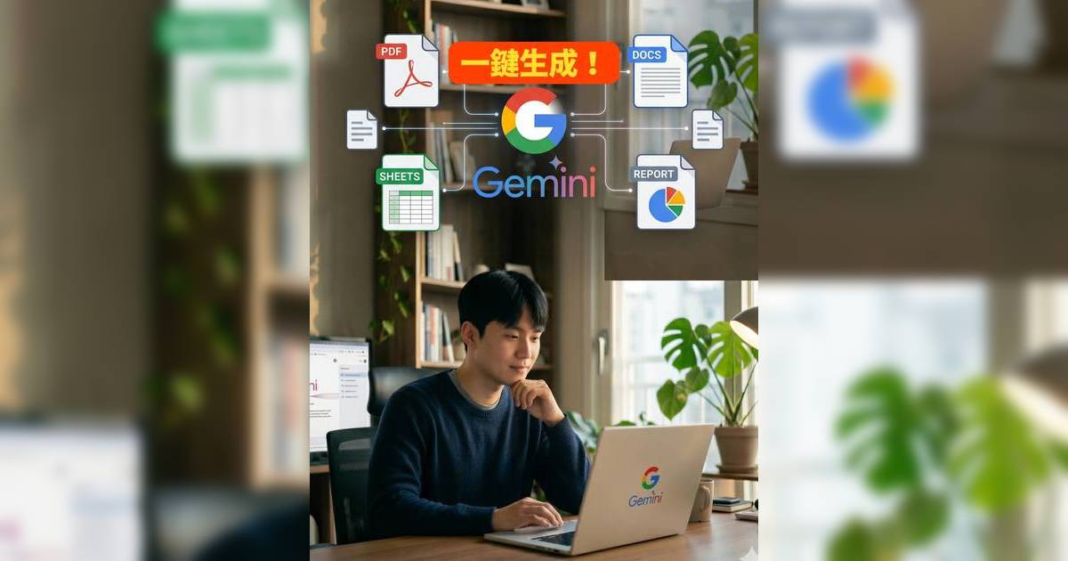 Gemini文檔導出｜實測一鍵生成Excel/Word/PDF！11種格式與手寫辨識如何提升辦公效率？