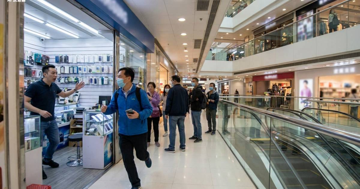 荃灣手機店賊人扮客掏銀包 店東轉身一刻結局意想不到
