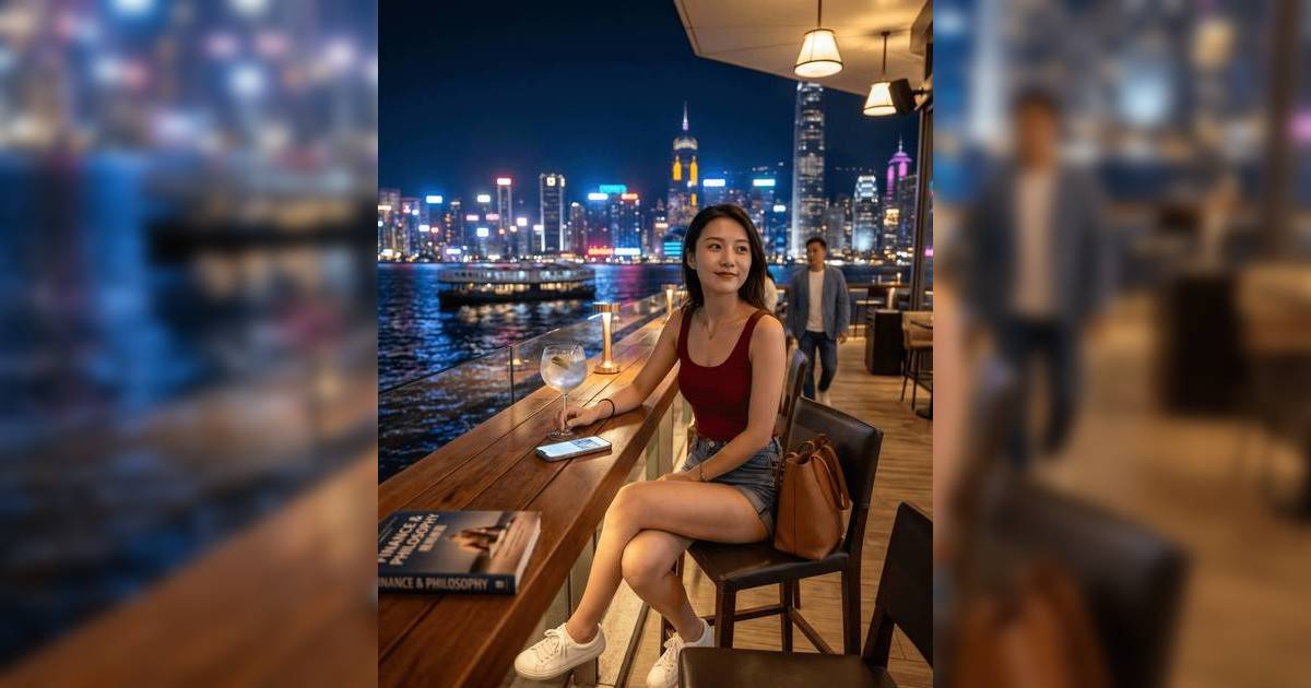 內地女獨遊維港遇港男搭訕 曬命獲讚靚女傾足一小時 網民看穿「這細節」嘲天真