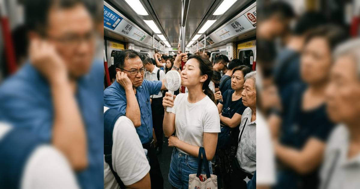 網民倡立法限手提風扇聲量 目睹女神同事狂吹秒崩壞：好乞人憎！