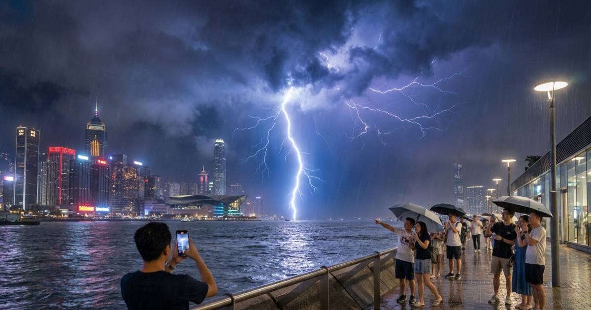 9日連場大雨殺到！天文台發特別提示：狂風雷暴肆虐全港？