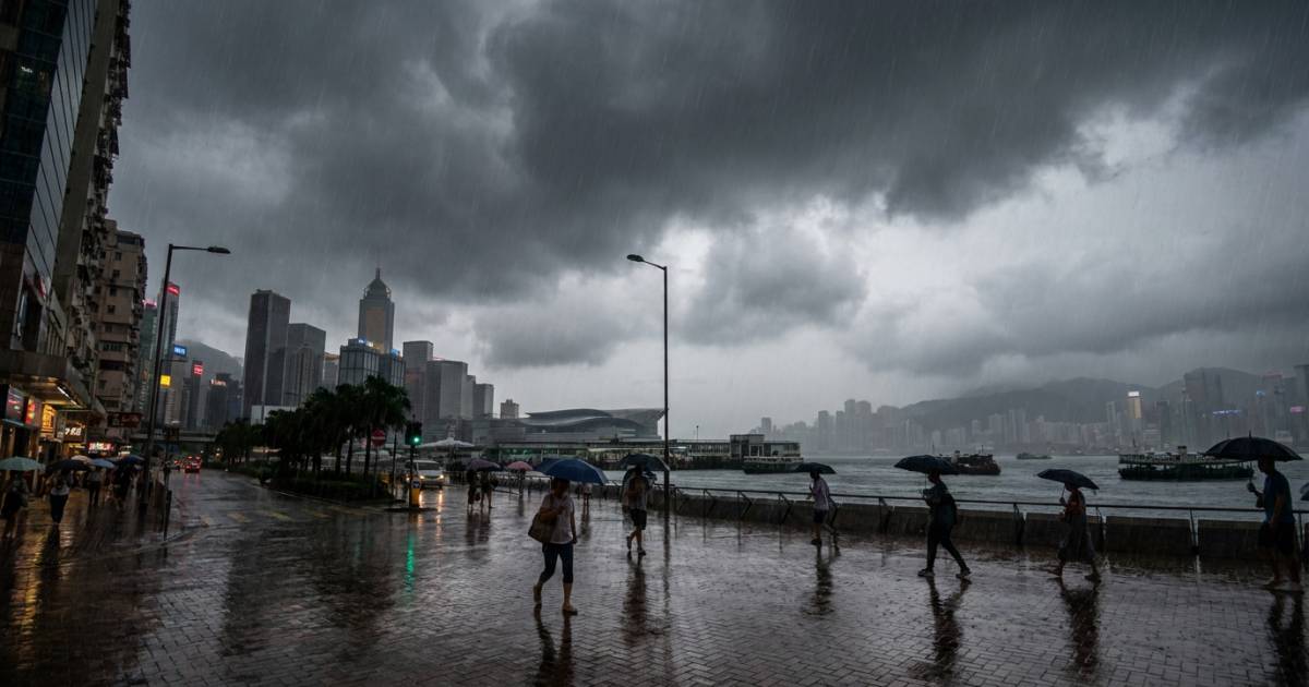 天文台預警｜氣溫一夜暴跌7度 未來9日持續有雨 週末更殺到狂風雷暴