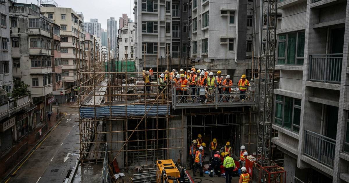 太子地盤61歲工人3樓疑暈倒墮地 送院搶救結果令人心酸
