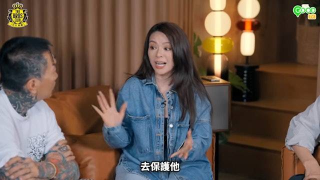 jw王灝兒 娛樂圈情史 (圖片來源:YouTube@ChillGOOD TV《巴打圍爐》)