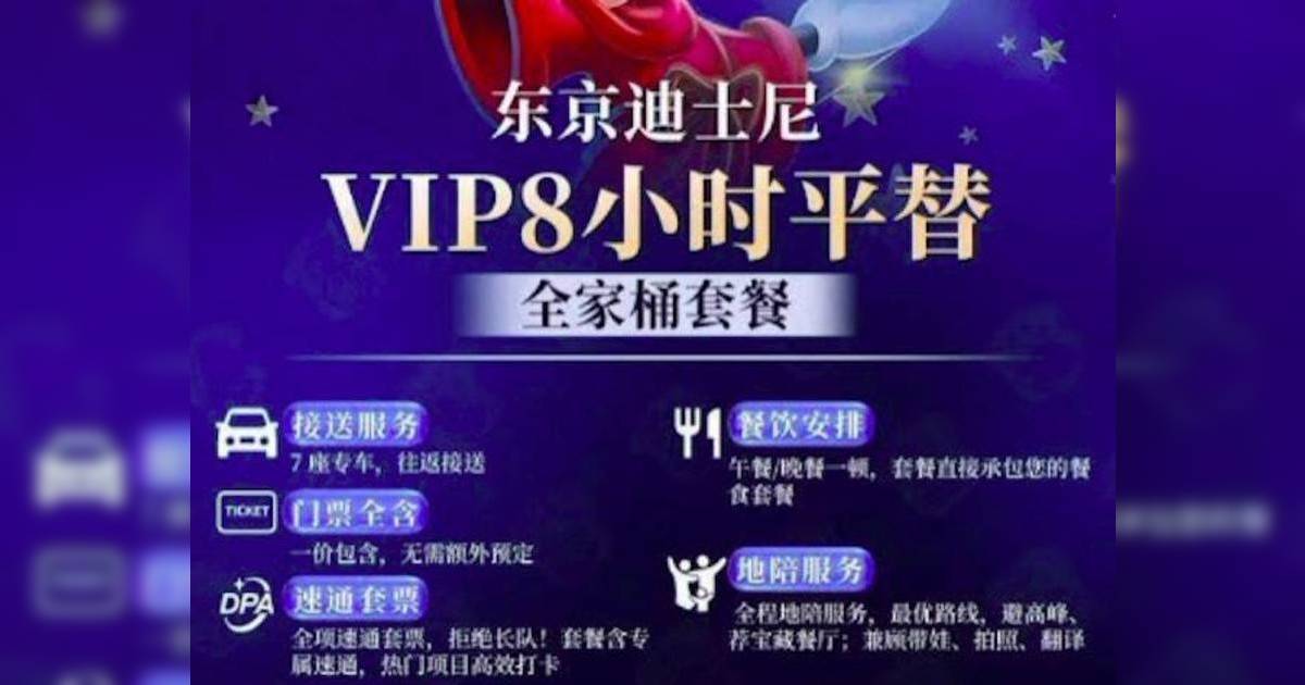 日本主題樂園湧現「山寨VIP團」費用平一半包專車兼湊仔？