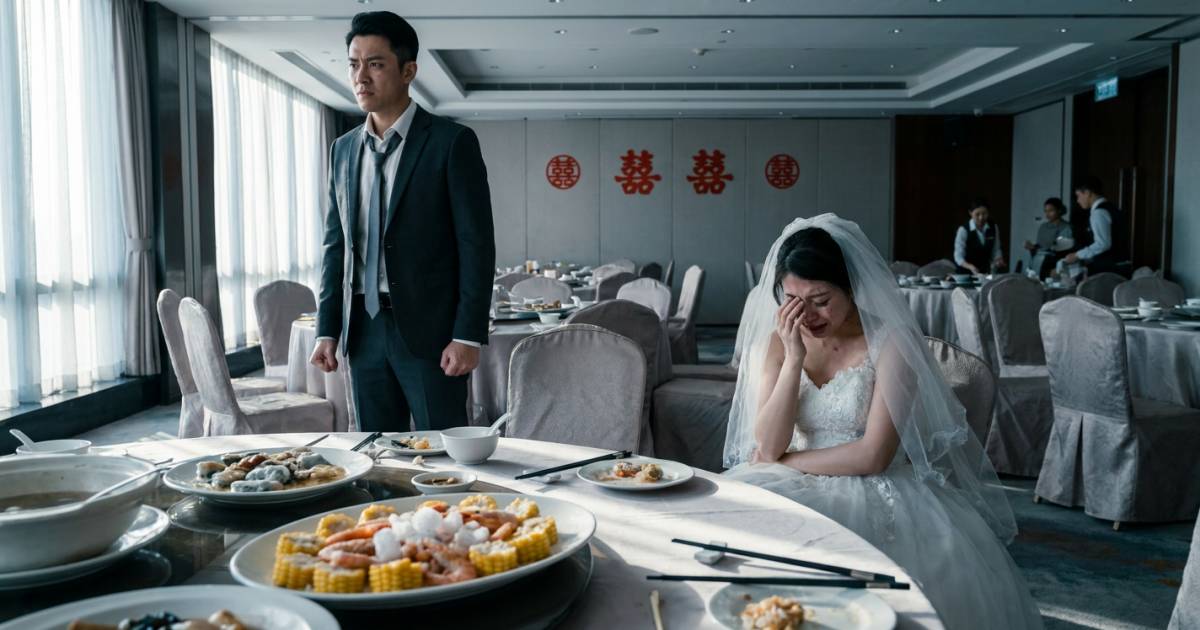 大連新郎豪擲4萬6擺酒竟食預製菜｜新娘崩潰痛哭3次 怒斥：根本沒臉做人！