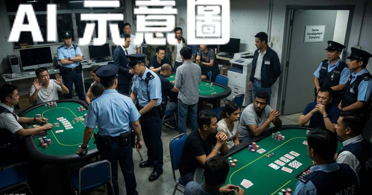 工廈掛科技公司招牌實藏驚人秘密 警拘72人包括多國籍賭客