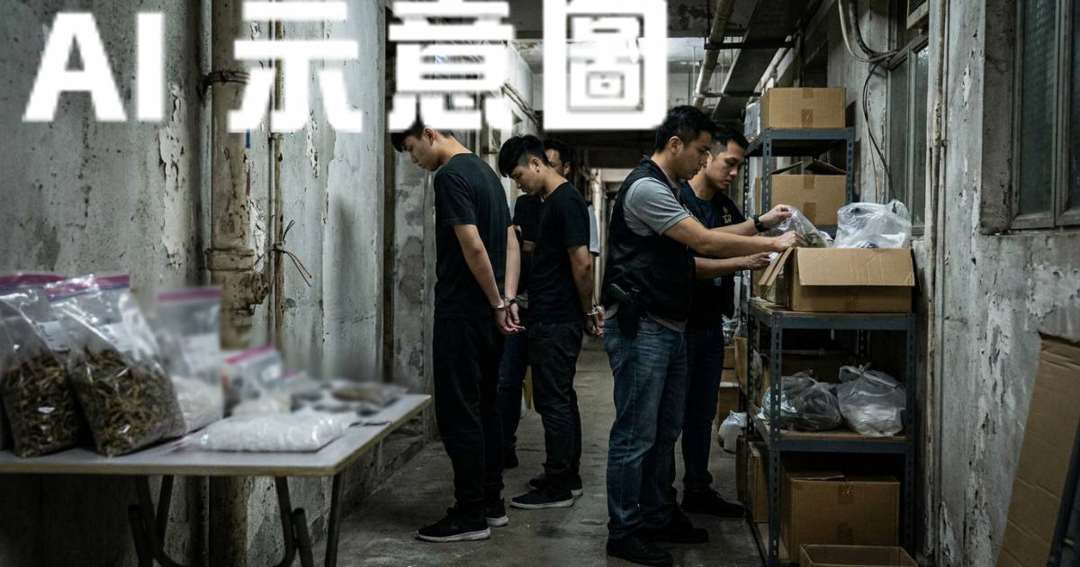 新蒲崗工廈驚現毒品倉｜3名「同事」年僅19歲起被捕