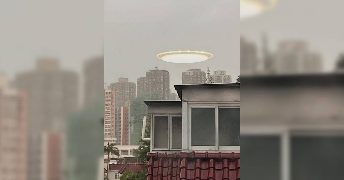屯門驚現巨型「UFO」？嚇窒港女求救網民揭真相
