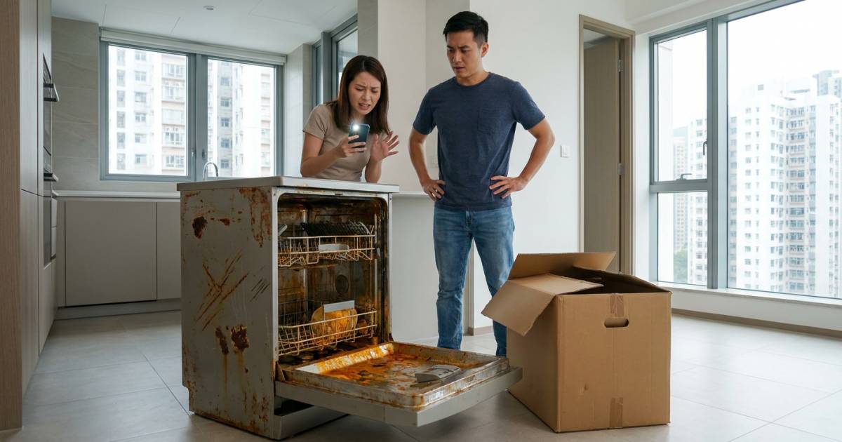港女$2,580買陳列洗碗機｜開箱驚見辣椒油兼發豬肉腐臭味！店家強硬回應惹炮轟
