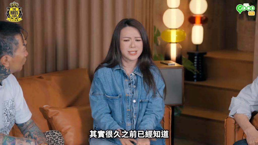 jw王灝兒 娛樂圈情史 (圖片來源:YouTube@ChillGOOD TV《巴打圍爐》)