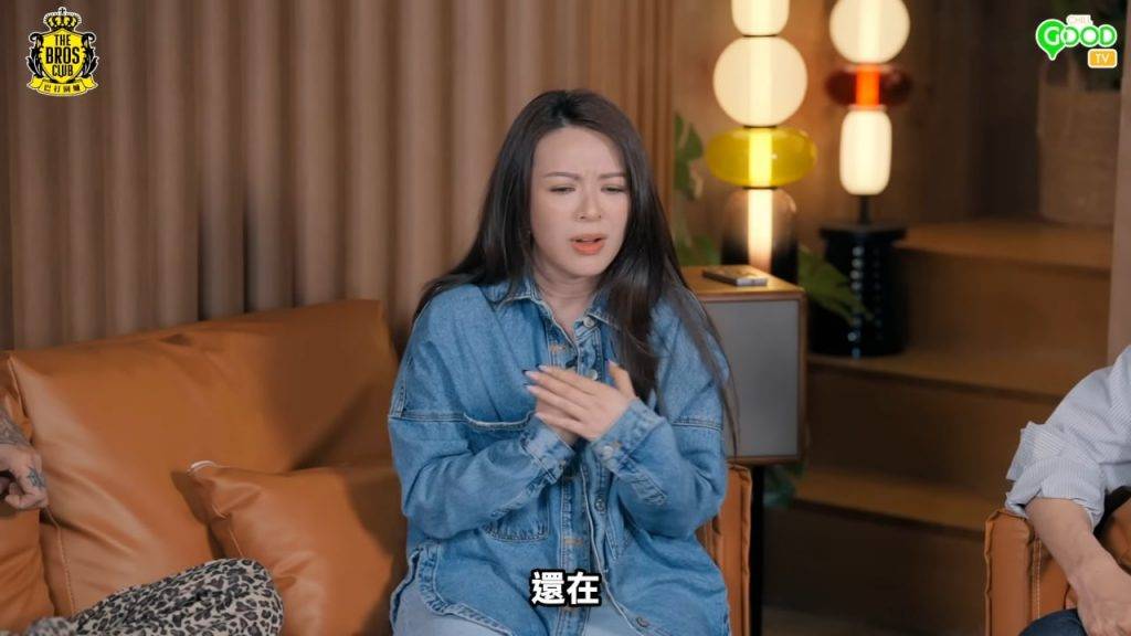 jw王灝兒 娛樂圈情史 (圖片來源:YouTube@ChillGOOD TV《巴打圍爐》)