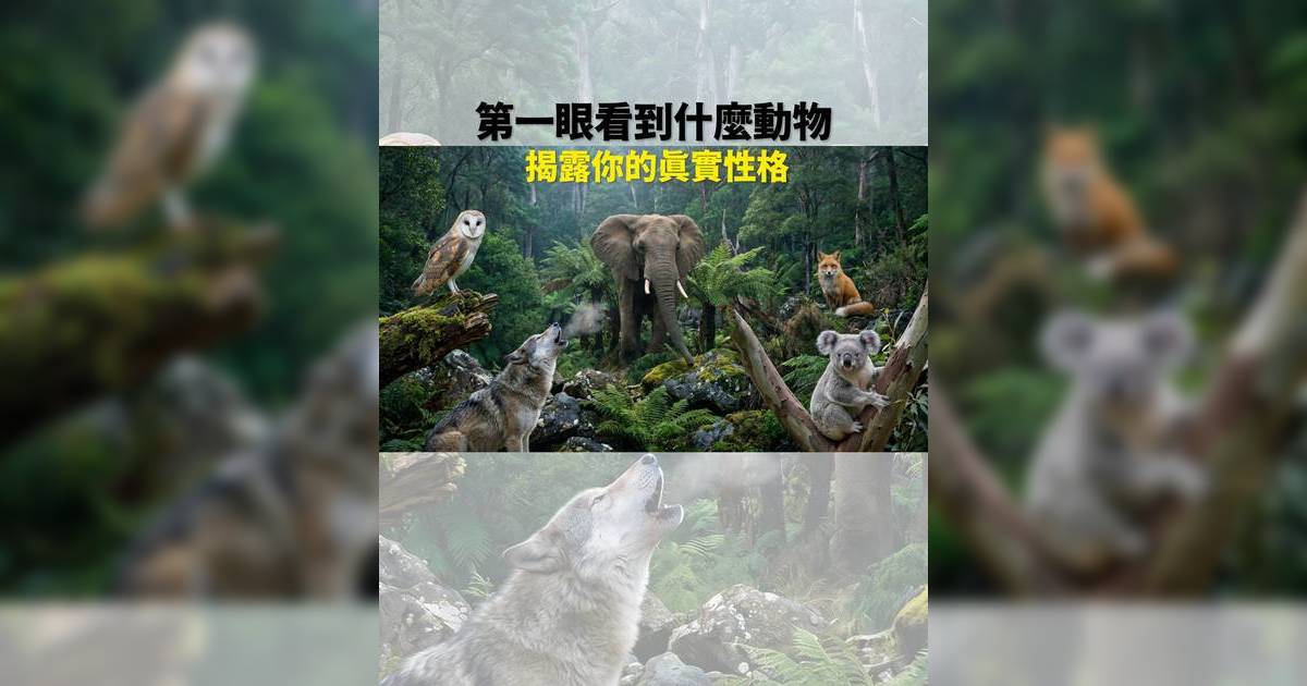 心理測驗2026｜韓國瘋傳視覺壓力測試：第一眼看到什麼動物？即時剖析你的內心疲累指數與隱藏性格特質