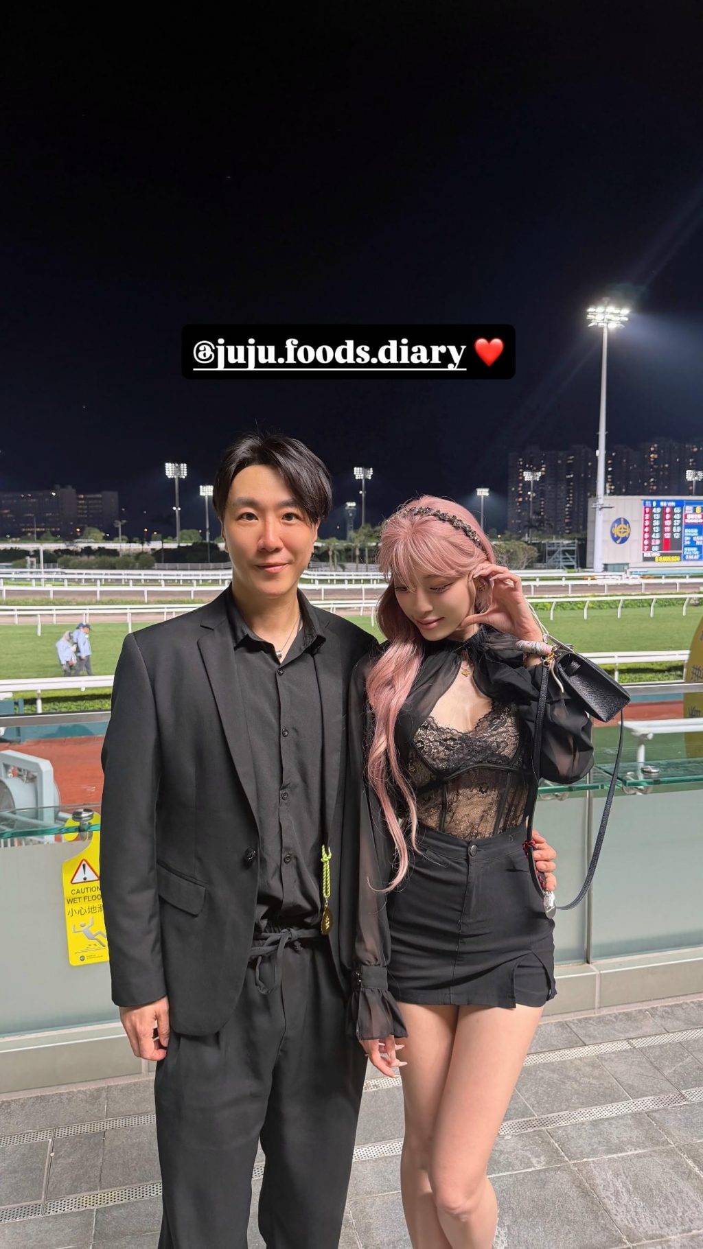 沙田馬場 kol爭議 (圖片來源:chingchingbaby)