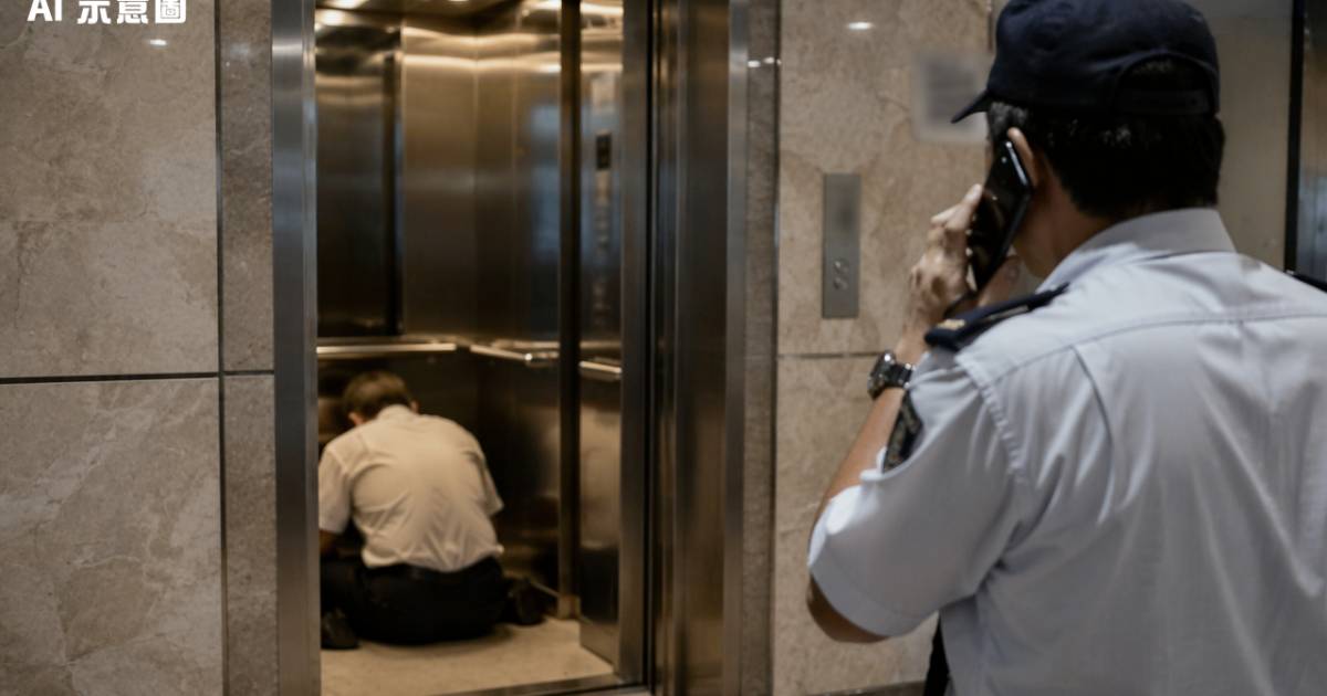 天后栢景台50歲男凌晨倒臥升降機內｜保安揭發時已不省人事