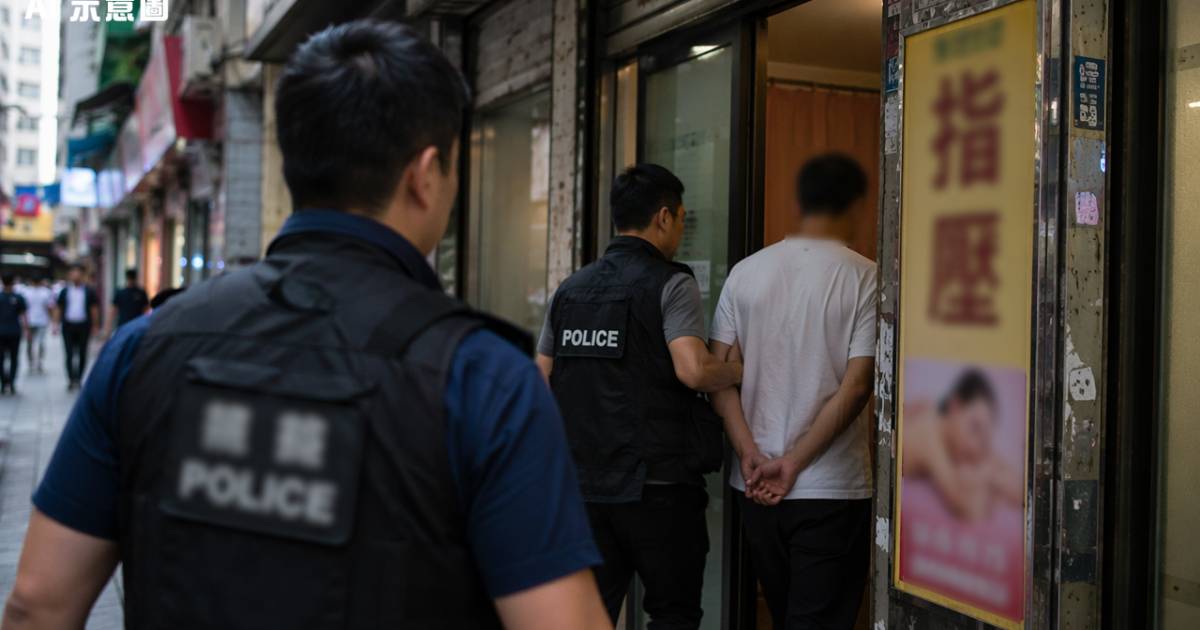 旺角砵蘭街「指壓場」遭突擊搜查｜47歲男被捕揭場內驚人證物
