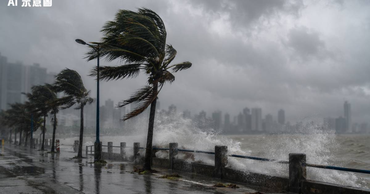 美莎克今晚二次登陸廣西 廣東多市停航佈防特大暴雨殺到