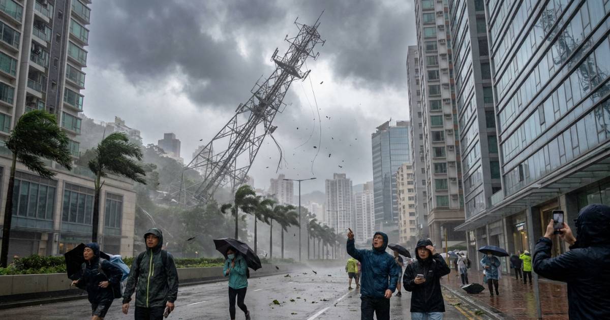 超強颱風巴威狂襲｜時速290公里魔王級狂風肆虐！下一步直指台灣？