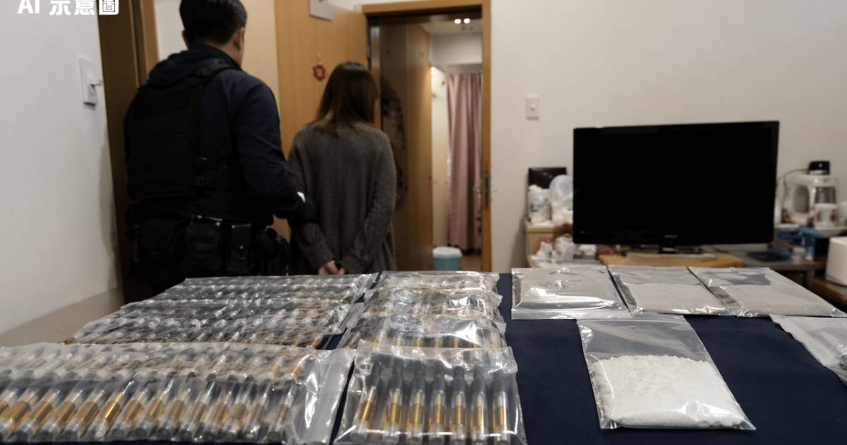 安泰邨公屋單位藏800粒太空油煙彈｜26歲男35歲女當場落網