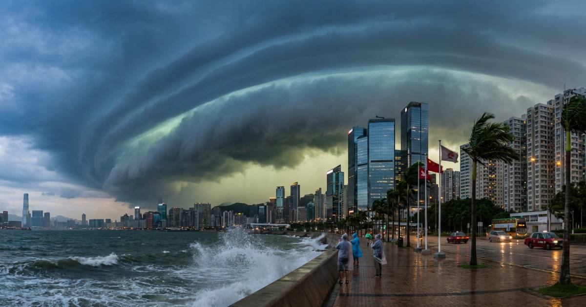超強颱風巴威狂襲｜「巨獸級」雲團覆蓋94萬平方公里！登陸時間地點曝光？