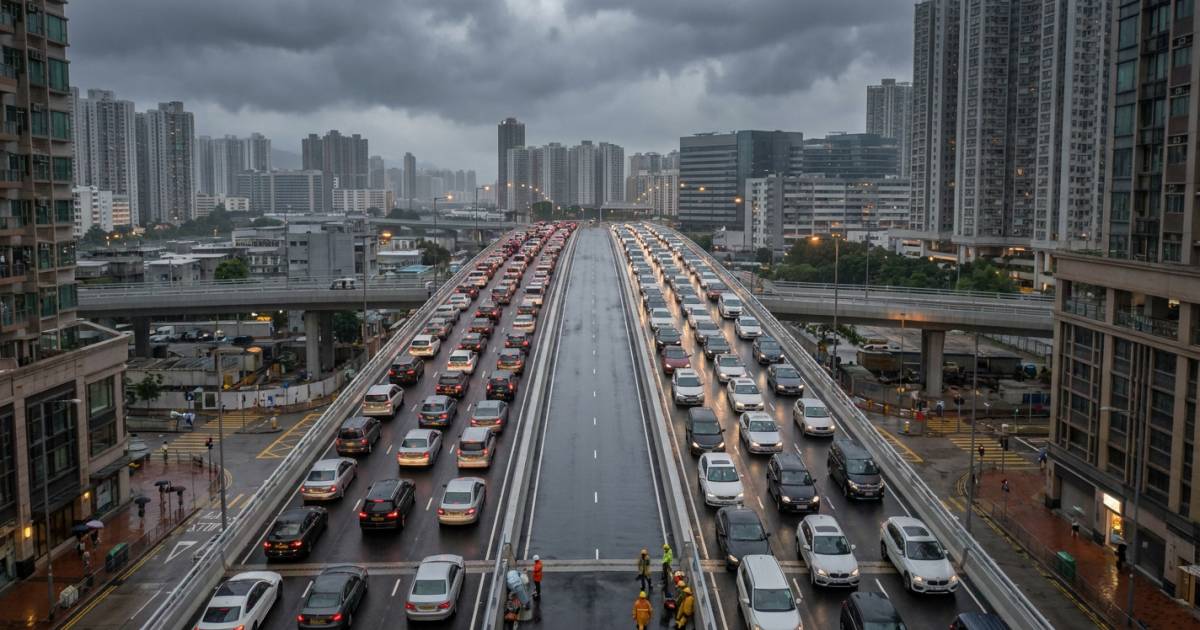 颱風巴威狂襲｜14級風力直撲浙江！全城車主奇招保命：高架橋變「停車場」？