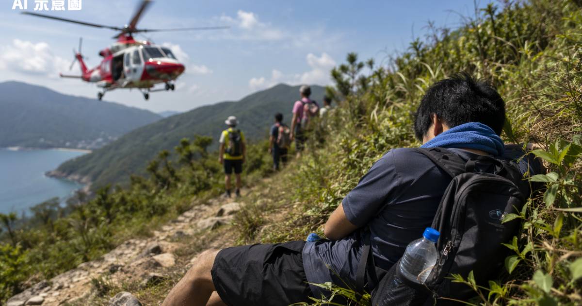 35度高溫殺人｜男子行山昏迷直升機救援 旅客倒草叢一句話令人心寒