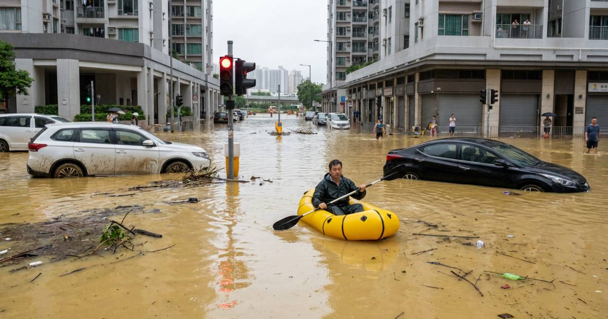 特大暴雨狂襲遼寧：瀋陽全城停擺！市民驚見街頭「奇景」？