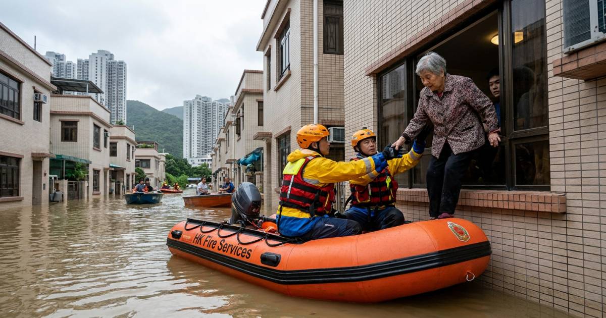 颱風巴威引爆世紀暴雨！河北洪水肆虐「水深及頂」：汽車沖走居民困屋頂？