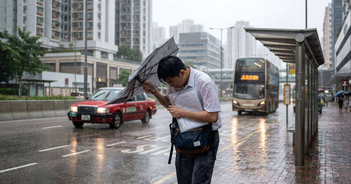 DSE放榜日天氣突變！狂風雷暴狂襲香港：天文台警告「初時雨勢頗大」？