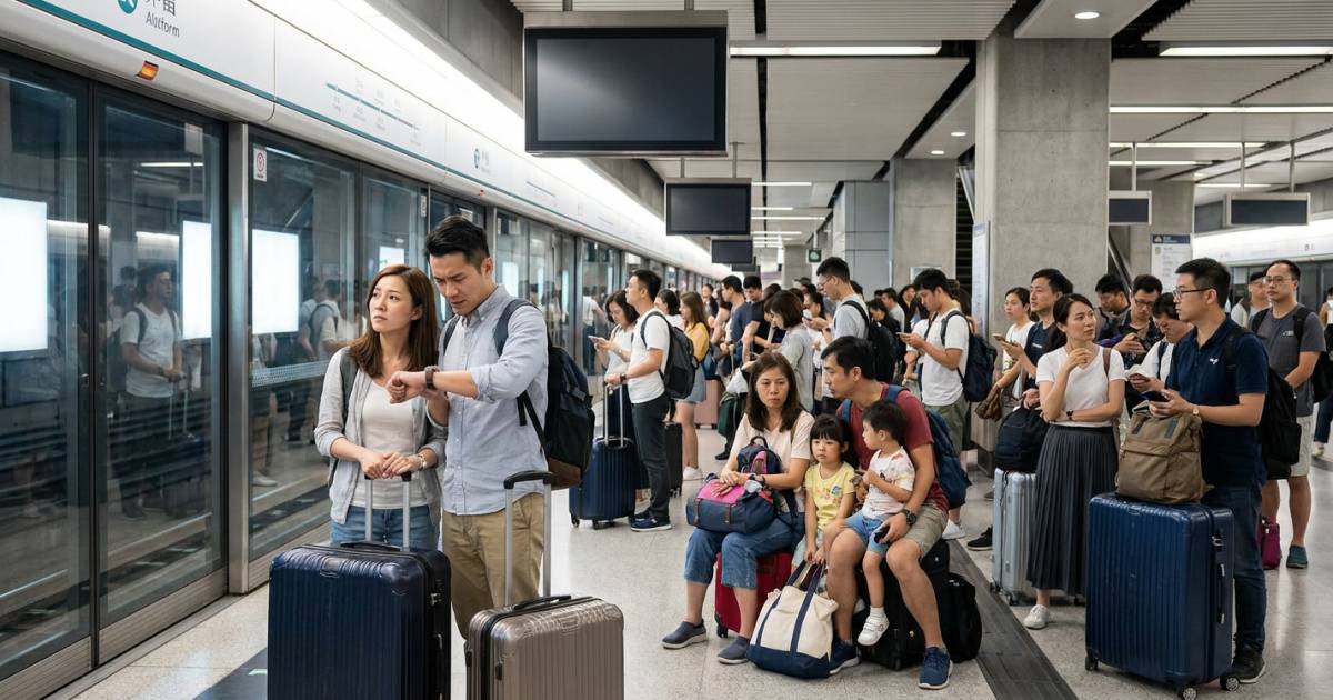 港鐵機場快綫信號故障｜列車服務延誤20分鐘！預辦登機時間急改旅客點算？
