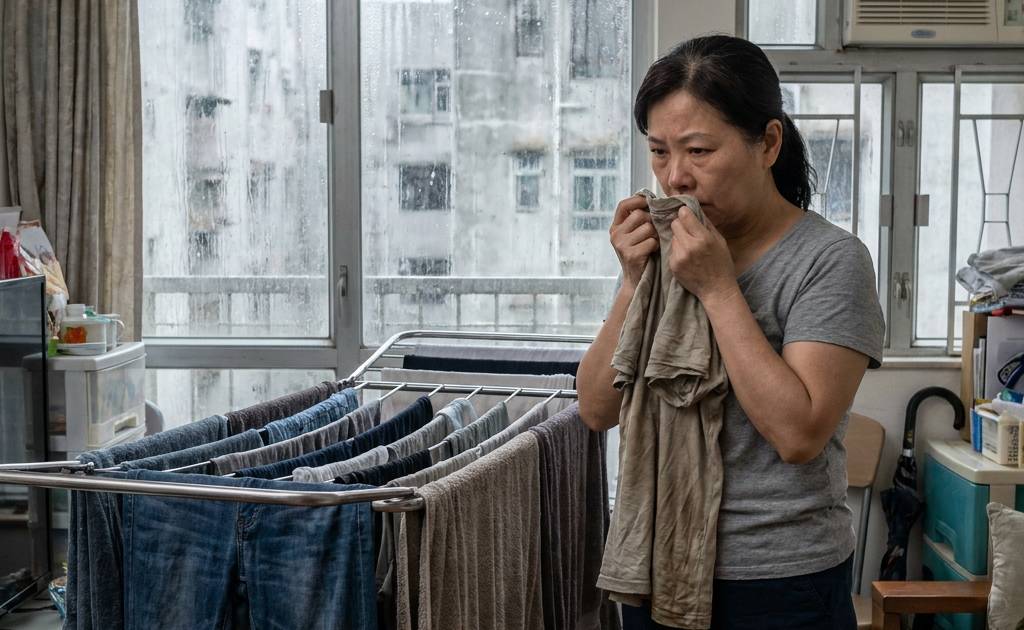雨季衫有噏味｜7招室內晾衫防臭+乾衣貼士！抽濕機/反V形晾衫法KO霉味