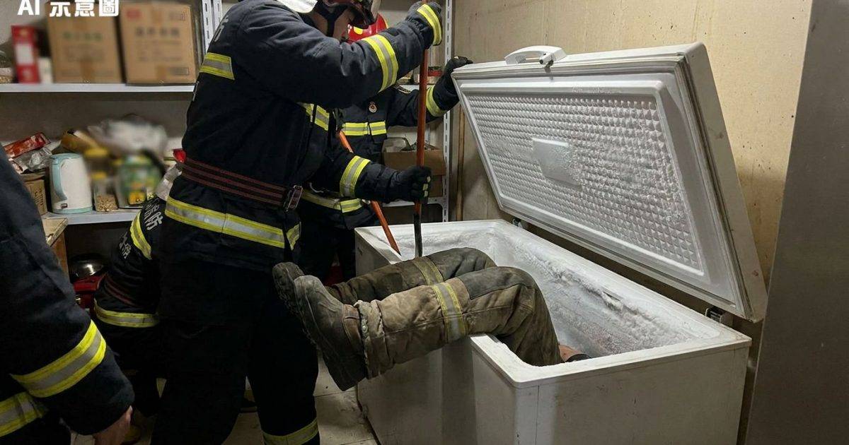 酷熱難耐！黑龍江男反鎖雪櫃冰格降溫 撥119求救揭開駭人畫面