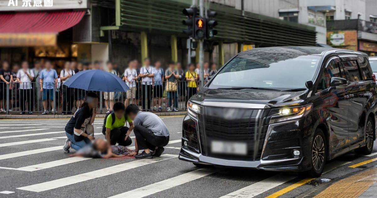 慈雲山80歲婆婆捱三地牌七人車猛撞倒臥馬路途人一舉動令人意外