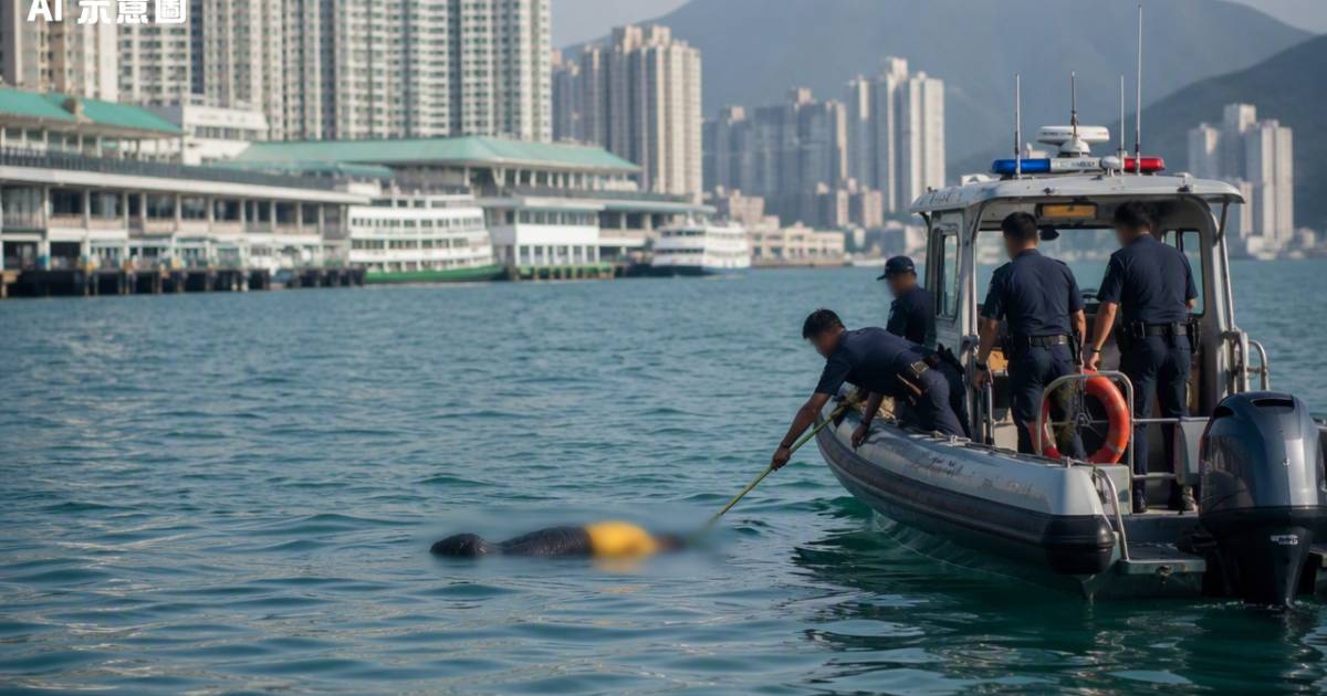 屯門海面驚見20歲青年載浮載沉！水警接報急撈起揭開令人心碎結局