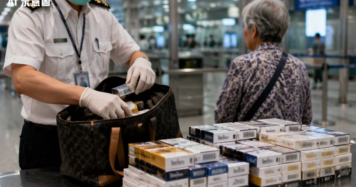 82歲港婦帶逾三千支私煙闖羅湖保釋期間一驚人舉動換來震撼下場