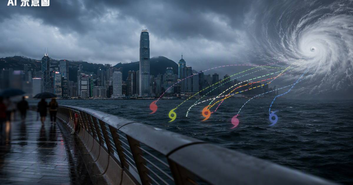 8月恐現四颱風共舞！AI測直撲本港400公里天文台揭最終走向
