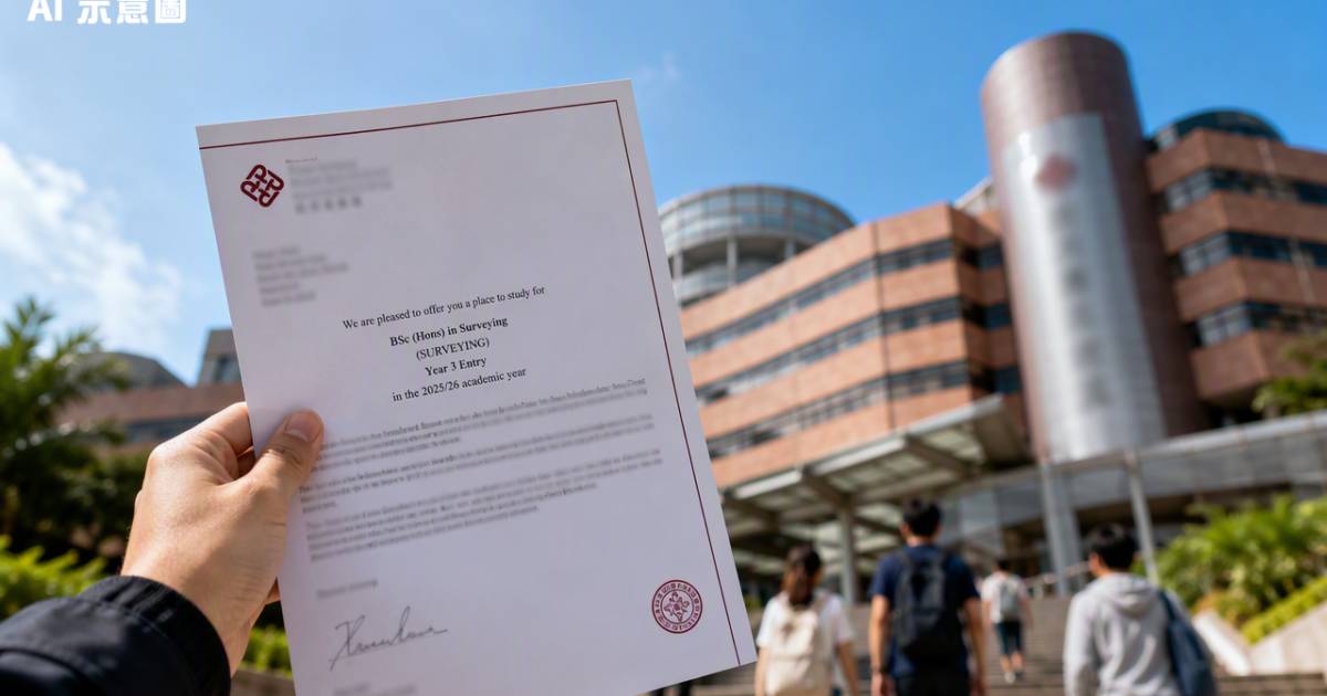 DSE僅獲8分無緣學位三年後曬理大錄取通知揭開隱藏升學血路